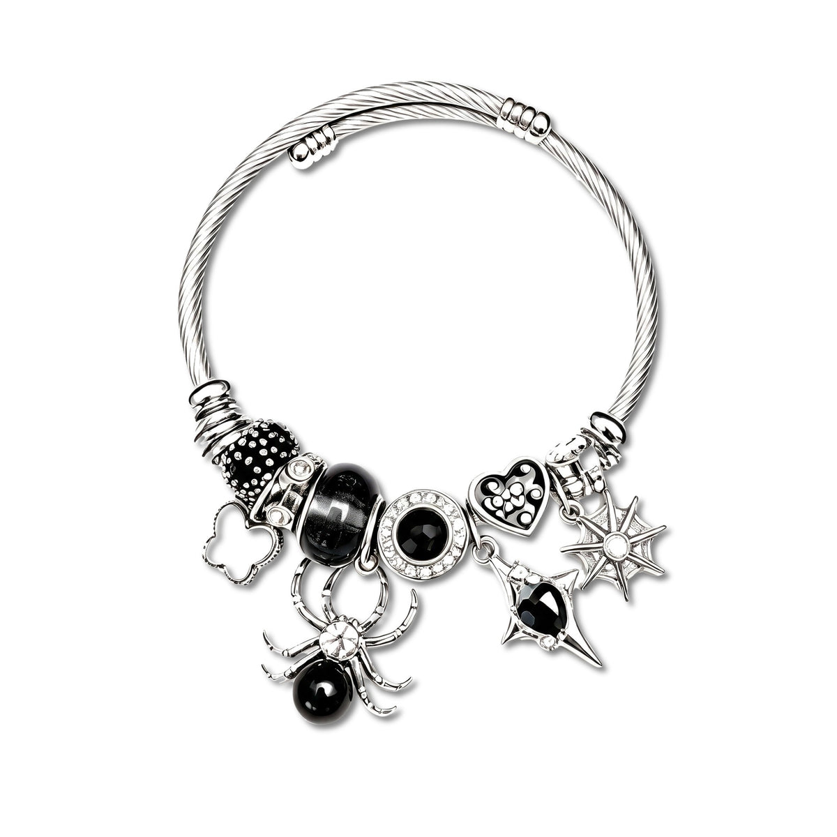 Talisman Black Clover and Evil Eye Bangle