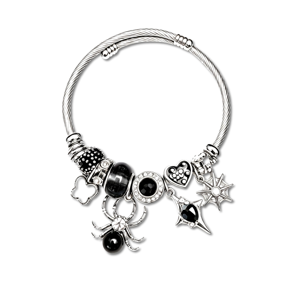 Talisman Black Clover and Evil Eye Bangle