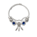 Wisp Dreamcatcher Feather Silver Bangle